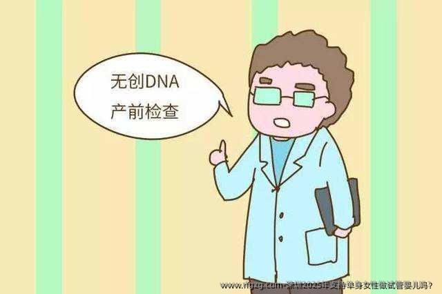 深圳2025年支持单身女性做代孕吗?